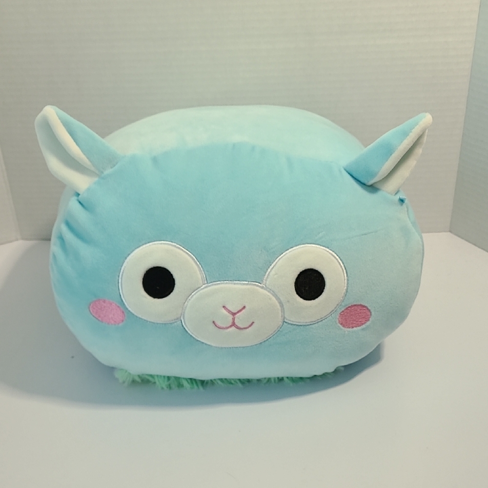 Miley The Llama Blue Squishmallow Stackable 12in Fuzzy Belly